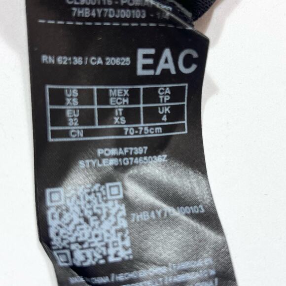 Marciano Sequin Beaded Mini Sweater Dress Size XS Black Pixie Long Sleeve Used - Picture 10 of 14